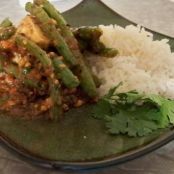 Green Beans & Tofu With Crunchy Thai Peanut Sauce