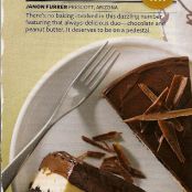 Chocolate & Peanut Butter Mousse Cheesecake