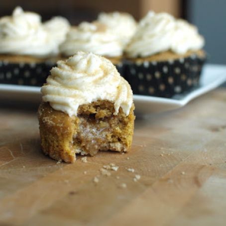 Pumpkin Pecan Pie Cupcakes