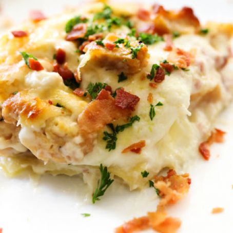 Chicken Cordon Bleu Lasagna
