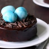 Chocolate Truffle Egg Ganache Tortes