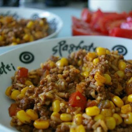 Beef Taco Rice Skillet