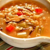 Junior's Mushroom barley Soup