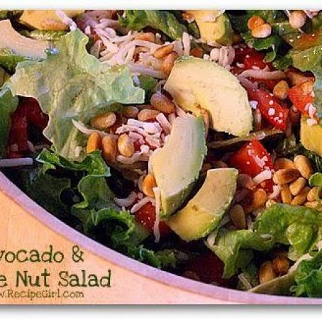 Avocado-Pine Nut Salad