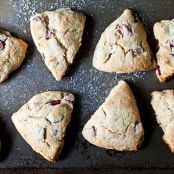 Naughty Rhubarb Scones