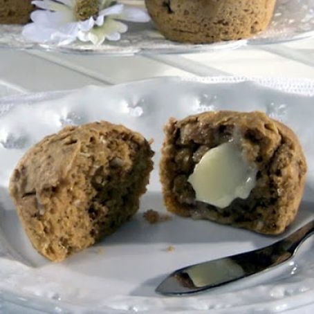 Carrot Coconut Muffins with Honey Butter