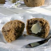 Carrot Coconut Muffins with Honey Butter