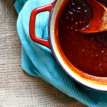 Bourbon Orange Coriander Barbecue Sauce