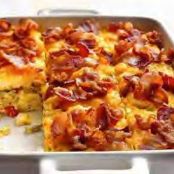 Bacon, Egg and Hash Brown Stacks