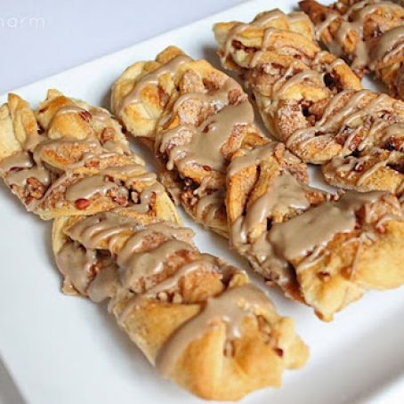 Maple Pecan Crescent Twists