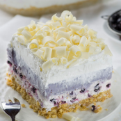 White Chocolate Blueberry Lasagna