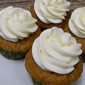 Carrot Cake Cupcakes with Cream Cheese Frosting