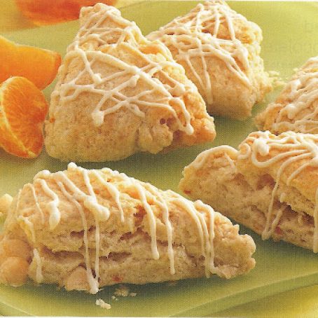 Petite orange and Cream Scones