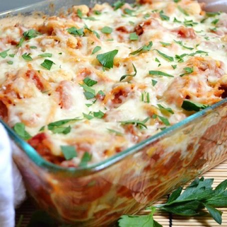 Baked Spaghetti with Sausage