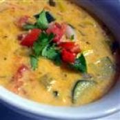 Mexican Zucchini Cheese Soup