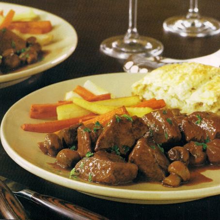 Beef with Cabernet Sauce