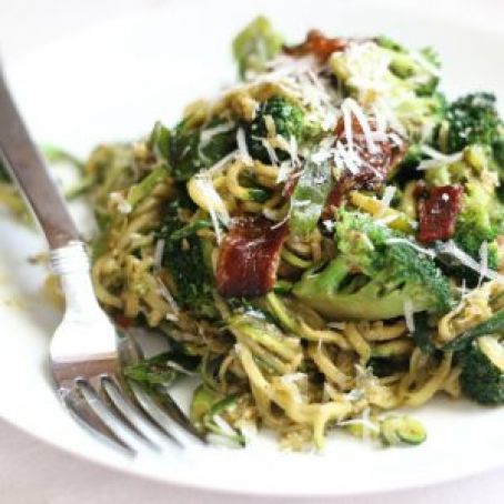 Pesto Zucchini Noodles