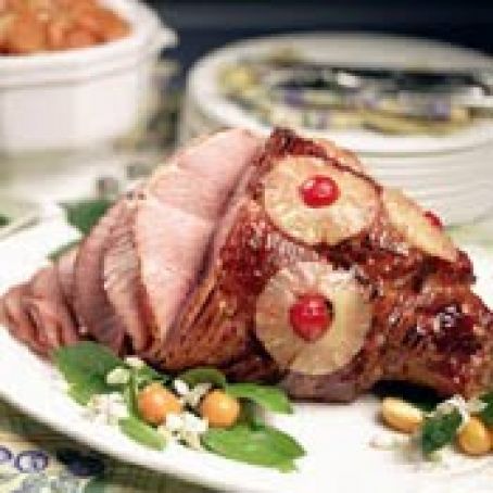 Baked Ham with Pineapple