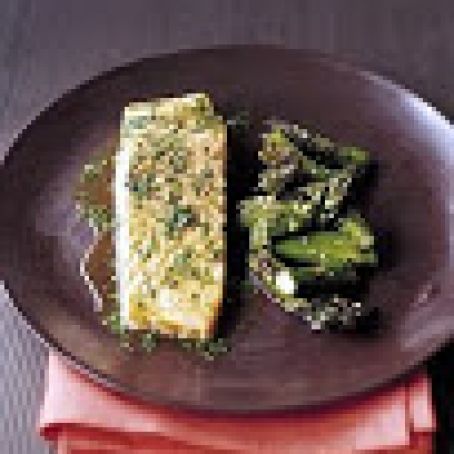 Roasted Salmon with Lime and Cilantro