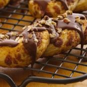 Mocha-Glazed Cinnamon Twists
