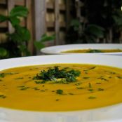 Rich and Spicy Carrot Soup