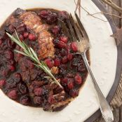 Pork Tenderloin with Maple Balsamic and Cranberry Sauce