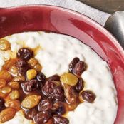 Rice Pudding with Rum Raisins