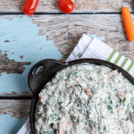 Spinach and Kale Greek Yogurt Dip