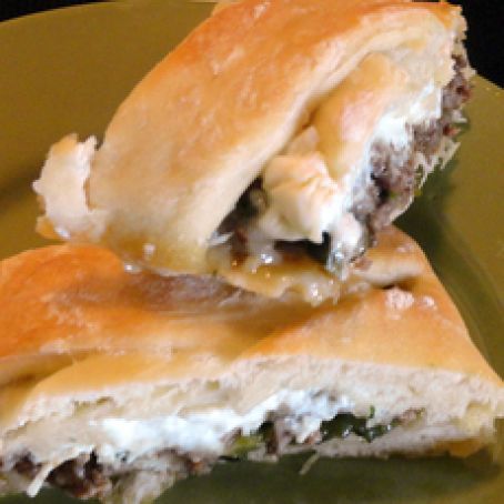Beef & Green Chile Braided Loaves