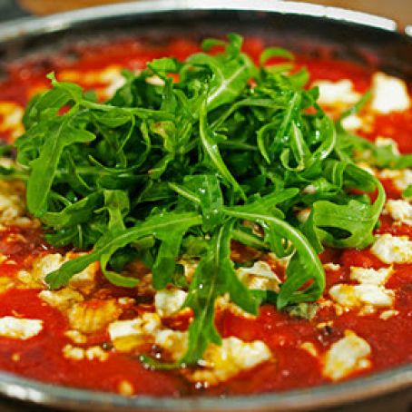 Mediterranean Baked Beans with Feta