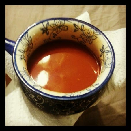 Tomato tea home remedy for a stuffy nose