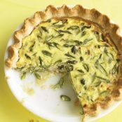 Asparagus Leek & Gruyere Quiche