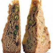 Pear, Pistachio, and Ginger Blondies