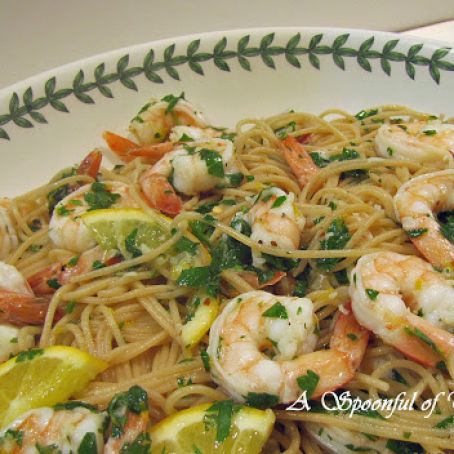 Linguine with Shrimp Scampi