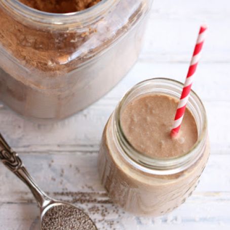 drink - 60 SECOND CHOCO-CHIA “MILKSHAKE”