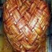 Bacon Wrapped Turkey Breast with Herb Stuffing