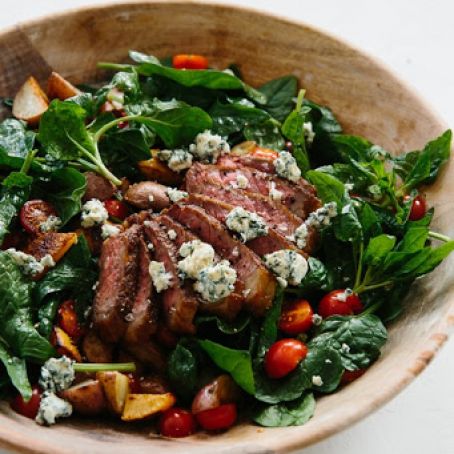 Upside Down Steak Bowl