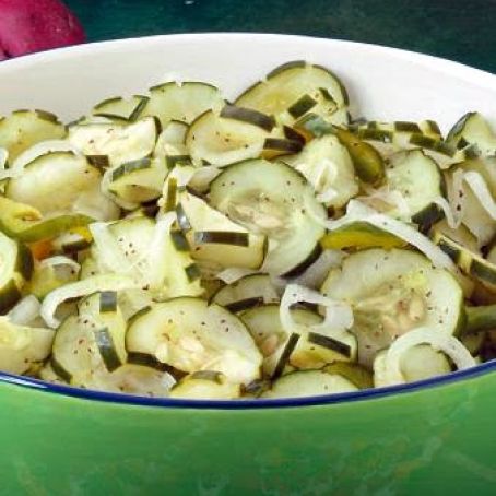 Onion Cucumber Salad