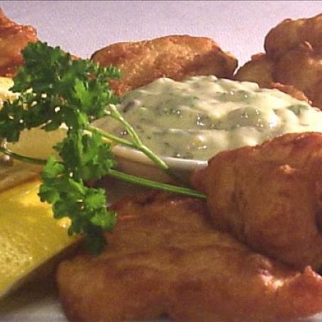 Beer Battered Fish with Tartar Sauce