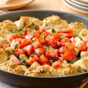 Impossibly Easy Chicken Alfredo Skillet