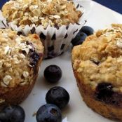MUFFINS*****Dried Blueberry and Oat Muffins - 5 Points