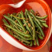 Lemon-Butter Green Beans with Pine Nuts - Emeril Lagasse