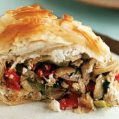 Chicken-Feta Phyllo Pie