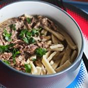 Slow Cooker Beef Stroganoff