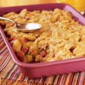 Goat Cheese, Artichoke, and Smoked Ham Strata