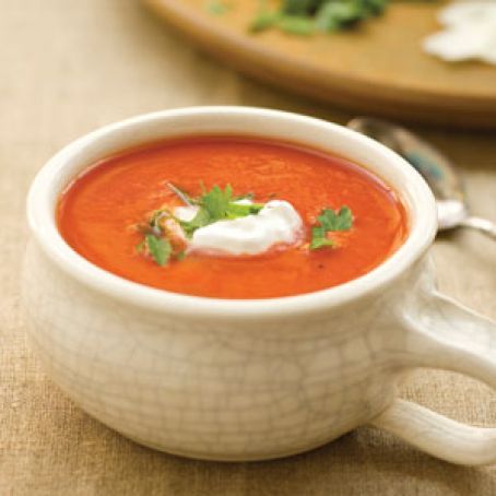 Dressed-up Tomato Soup