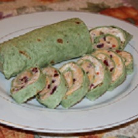 Spinach Wrap Roll Ups