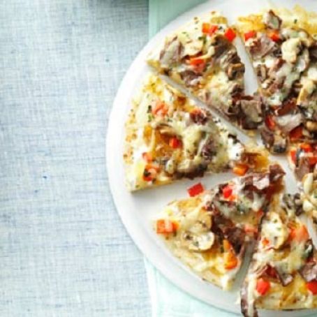 French Onion Pizza au Gratin Recipe