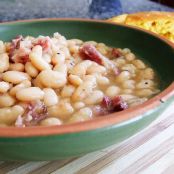 White Beans & Ham - Crock Pot Version