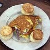 Country Ham and Cheddar Omelet